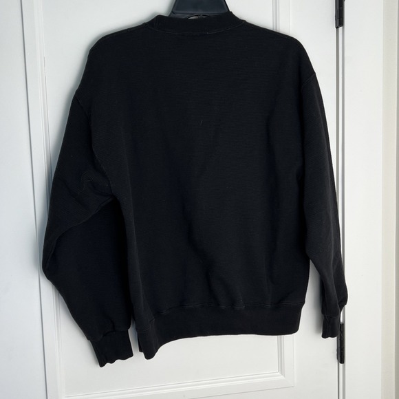 Christine Alexander Sweatshirt Women's M Black Reindeer Scarf Rhinestones - Picture 5 of 6